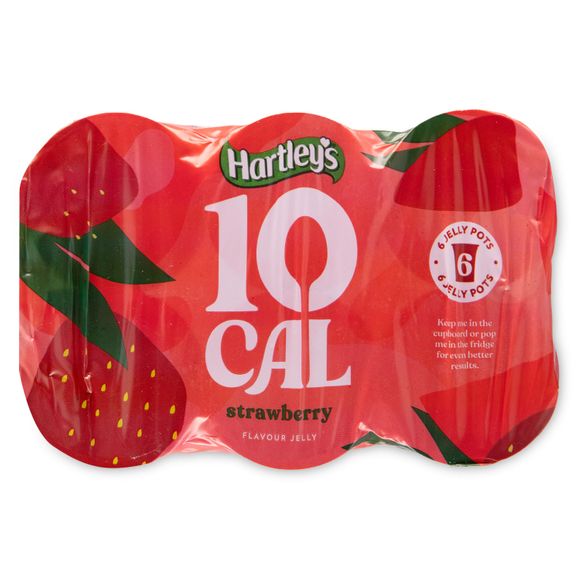 Hartley's 10 Cal Strawberry Flavour Jelly Pots (1.155kg) 6 X 175g